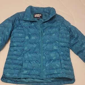 Gently Used Lands' End Women's Petite Down Jacket-M